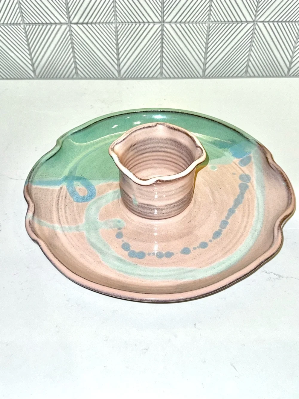 Large chip and dip platter